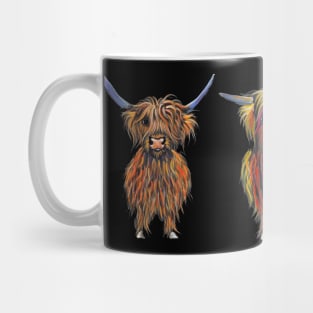 HaiRY HiGHLaND CoWS ' ALL THRee ' Mug